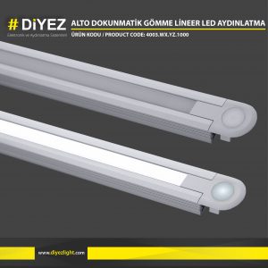 ALTO DOKUNMATİK GÖMME LİNEER LED AYDINLATMA