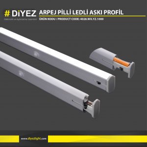 ARPEJ PİLLİ LEDLİ ASKI PROFİL