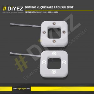 DOMİNO KÜÇÜK KARE RADÜSLÜ SPOT