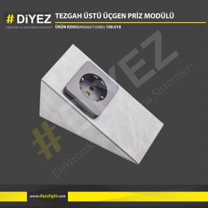 TEZGAH ÜSTÜ ÜÇGEN PRİZ MODÜLÜ