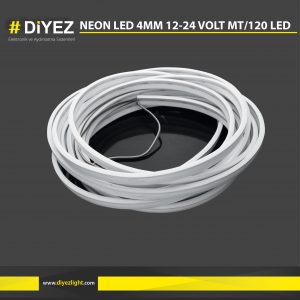NEON LED 4MM 12-24 VOLT MT/120 LED