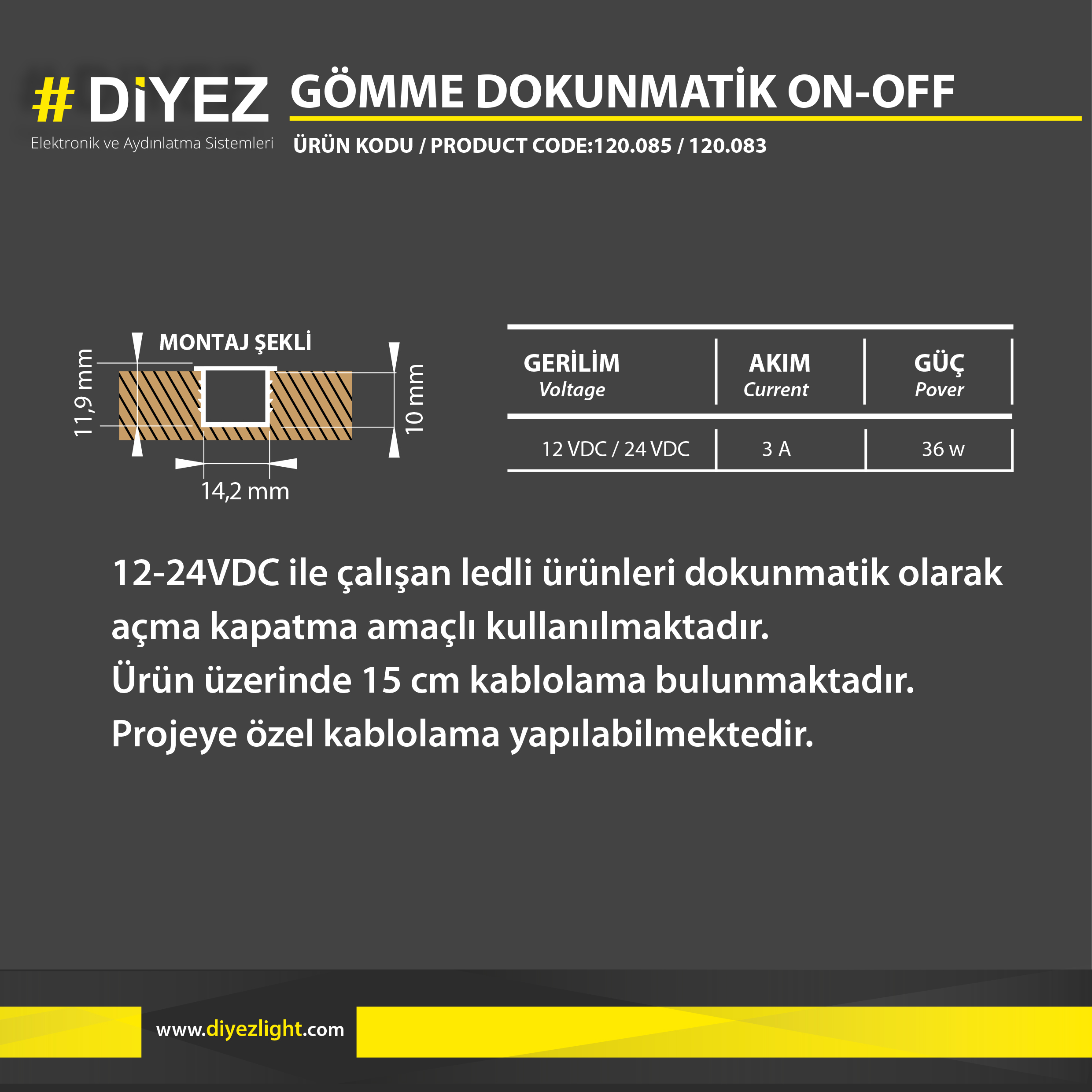 GÖMME DOKUNMATİK ON-OFF 2